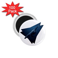 Blue Whales 1 75  Magnets (100 Pack)  by goljakoff