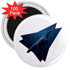 Blue Whales 3  Magnets (100 Pack) by goljakoff