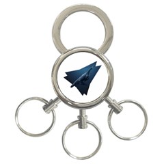 Blue Whales 3-ring Key Chain by goljakoff