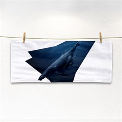 Blue Whales Hand Towel by goljakoff