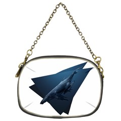 Blue Whales Chain Purse (two Sides) by goljakoff