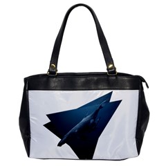 Blue Whales Oversize Office Handbag by goljakoff