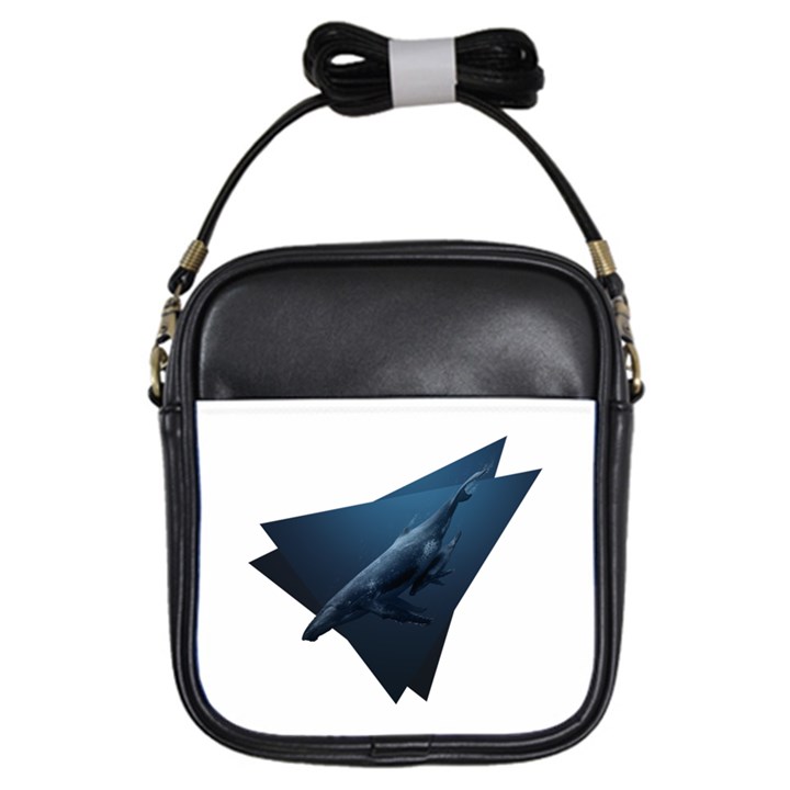 Blue whales Girls Sling Bag