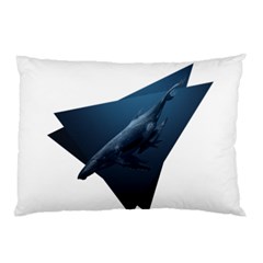 Blue Whales Pillow Case (two Sides) by goljakoff