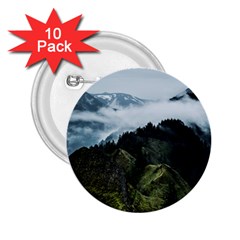 Mountain Landscape 2 25  Buttons (10 Pack)  by goljakoff