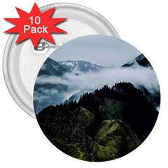 Mountain Landscape 3  Buttons (10 Pack)  by goljakoff