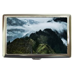 Mountain Landscape Cigarette Money Case by goljakoff