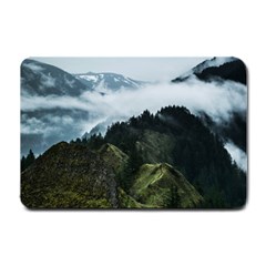 Mountain landscape Small Doormat 