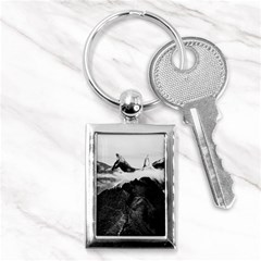 Whale In Clouds Key Chain (rectangle) by goljakoff