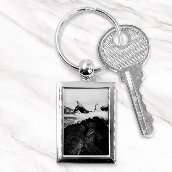 Whale in clouds Key Chain (Rectangle)