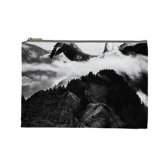 Whale In Clouds Cosmetic Bag (large) by goljakoff