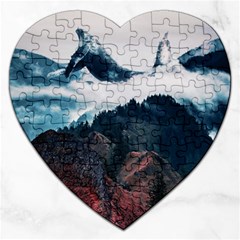 Dream Whale Jigsaw Puzzle (heart) by goljakoff