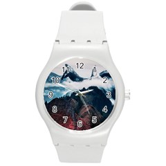 Dream Whale Round Plastic Sport Watch (m) by goljakoff