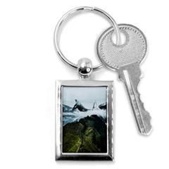 Blue Whales Dream Key Chain (rectangle) by goljakoff