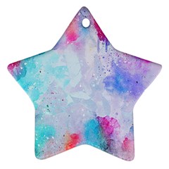 Rainbow Paint Ornament (star) by goljakoff