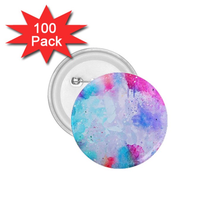 Rainbow paint 1.75  Buttons (100 pack) 