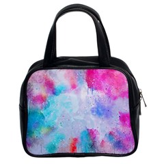 Rainbow Paint Classic Handbag (two Sides) by goljakoff