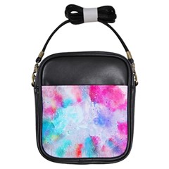 Rainbow Paint Girls Sling Bag by goljakoff