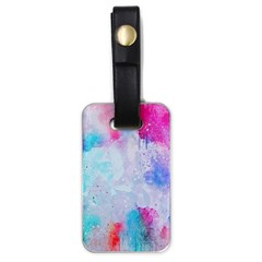 Rainbow Paint Luggage Tag (one Side) by goljakoff