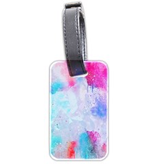 Rainbow Paint Luggage Tag (two Sides) by goljakoff