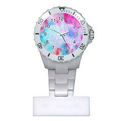 Rainbow Paint Plastic Nurses Watch by goljakoff