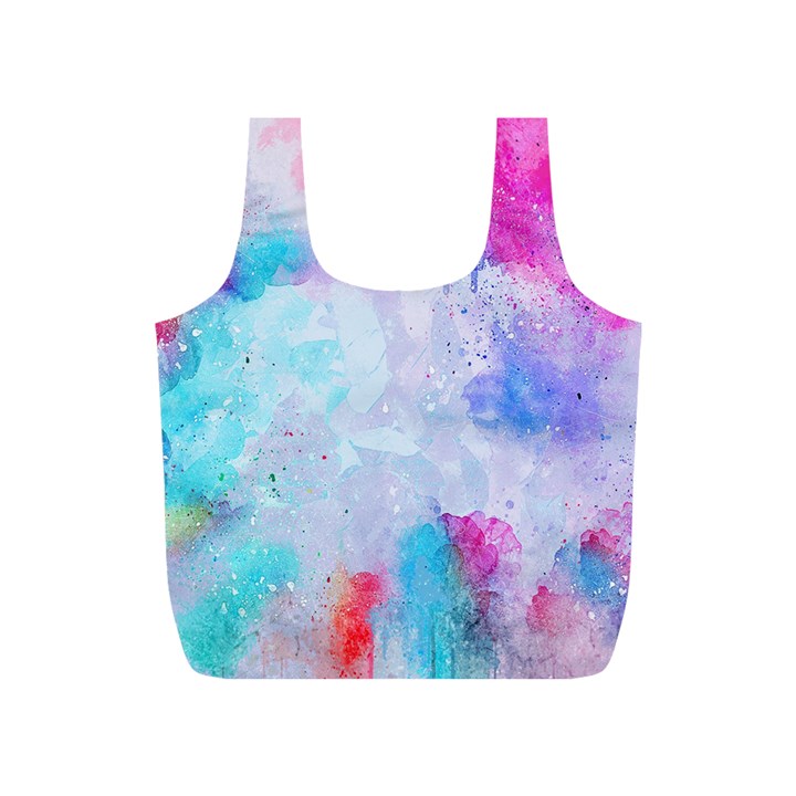 Rainbow paint Full Print Recycle Bag (S)