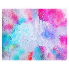 Rainbow Paint Double Sided Flano Blanket (medium)  by goljakoff