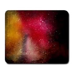 Red Galaxy Paint Large Mousepads by goljakoff