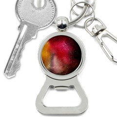 Red Galaxy Paint Bottle Opener Key Chain by goljakoff