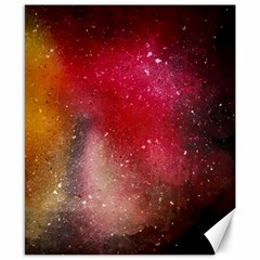 Red Galaxy Paint Canvas 8  X 10  by goljakoff