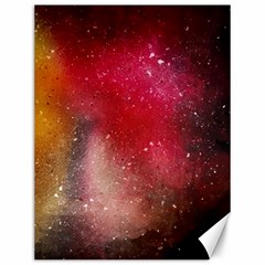 Red Galaxy Paint Canvas 12  X 16  by goljakoff