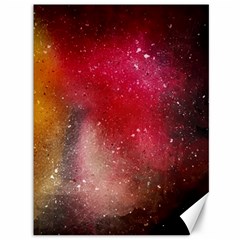 Red Galaxy Paint Canvas 36  X 48  by goljakoff