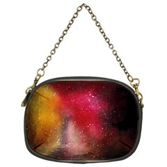 Red Galaxy Paint Chain Purse (one Side) by goljakoff