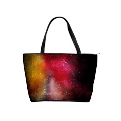 Red Galaxy Paint Classic Shoulder Handbag by goljakoff