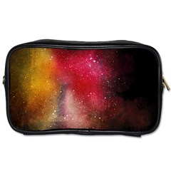 Red Galaxy Paint Toiletries Bag (one Side) by goljakoff