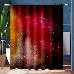 Red Galaxy Paint Shower Curtain 60  X 72  (medium)  by goljakoff