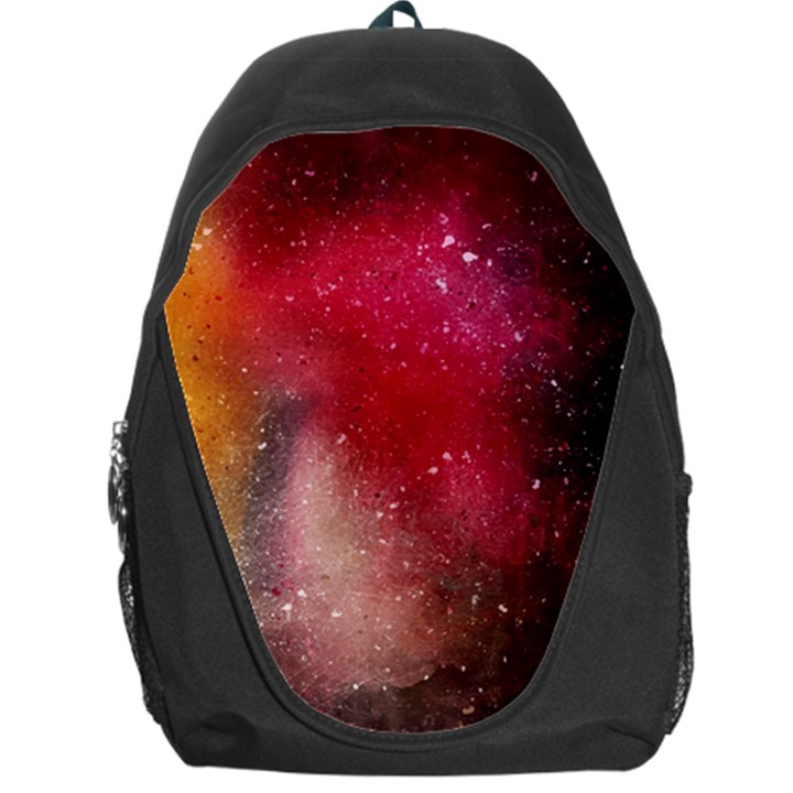 Red galaxy paint Backpack Bag