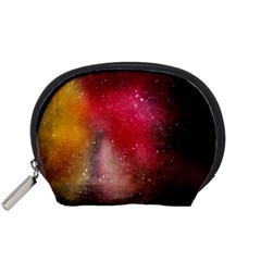 Red Galaxy Paint Accessory Pouch (small) by goljakoff