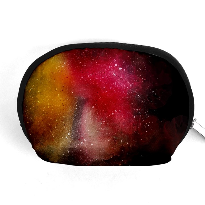 Red galaxy paint Accessory Pouch (Medium)