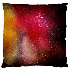 Red Galaxy Paint Standard Flano Cushion Case (two Sides) by goljakoff