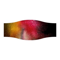 Red Galaxy Paint Stretchable Headband by goljakoff