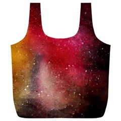 Red Galaxy Paint Full Print Recycle Bag (xxxl) by goljakoff