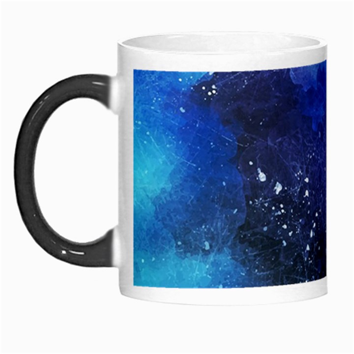 Blue space paint Morph Mugs