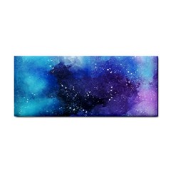 Blue Space Paint Hand Towel by goljakoff