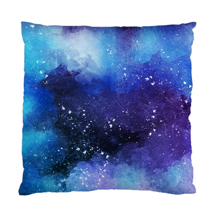 Blue space paint Standard Cushion Case (One Side)