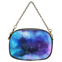 Blue Space Paint Chain Purse (two Sides) by goljakoff