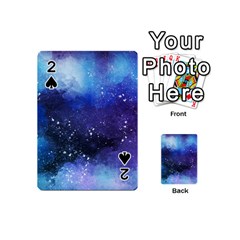 Blue Space Paint Playing Cards 54 Designs (mini) by goljakoff