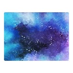 Blue space paint Double Sided Flano Blanket (Mini)  35 x27  Blanket Front