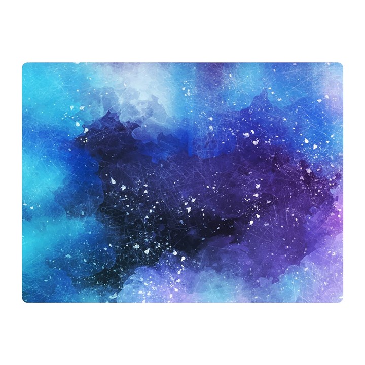 Blue space paint Double Sided Flano Blanket (Mini) 