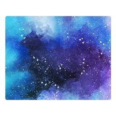 Blue space paint Double Sided Flano Blanket (Large) 